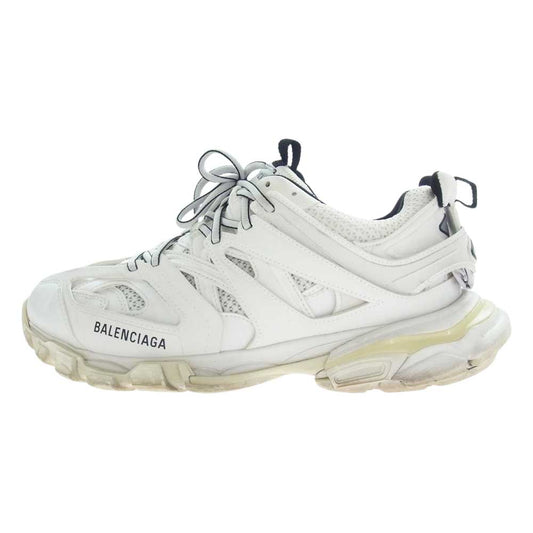 BALENCIAGA バレンシアガ 542023 TRACK TRAINER トラック トレーナー ローカット スニーカー ホワイト系 ブラック系 28.5cm【中古】