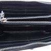 CHROME HEARTS クロムハーツ（原本有） REC F ZIP2 3PATCH セメタリークロスパッチ レザーウォレット 長財布 ブラック系【中古】