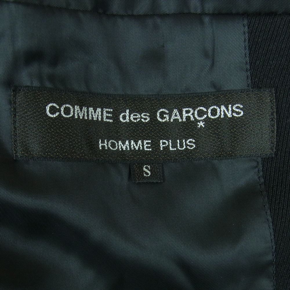 COMME des GARCONS HOMME PLUS コムデギャルソンオムプリュス 00AW AD2000 PJ-04042S ドッキングロック期 アーカイブ チェック切替 再構築 ポリエステル ウール ジャケット ブラック系 グリーン系 S【中古】