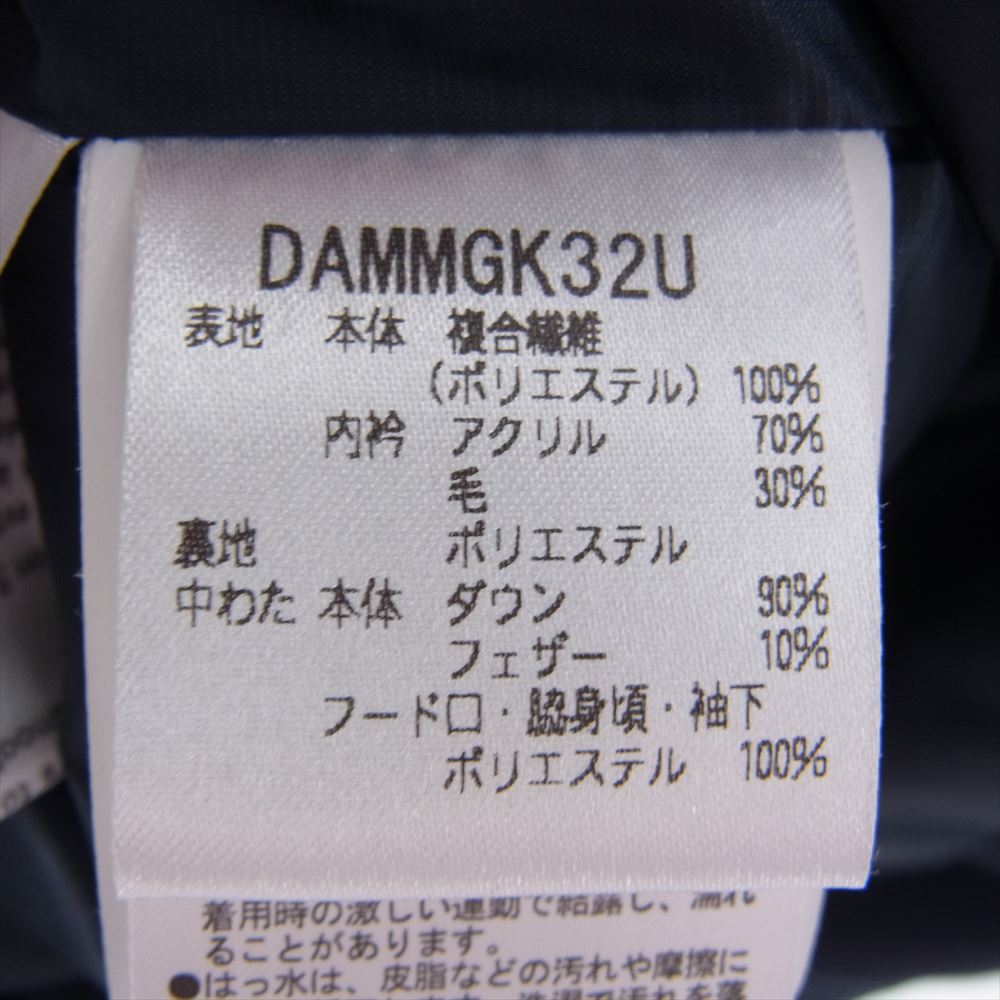 DESCENTE デサント DAMMGK32U ALLTERRAIN 水沢ダウン SHUTTLE シャトル ダウン ジャケット ダークネイビー系 O【中古】