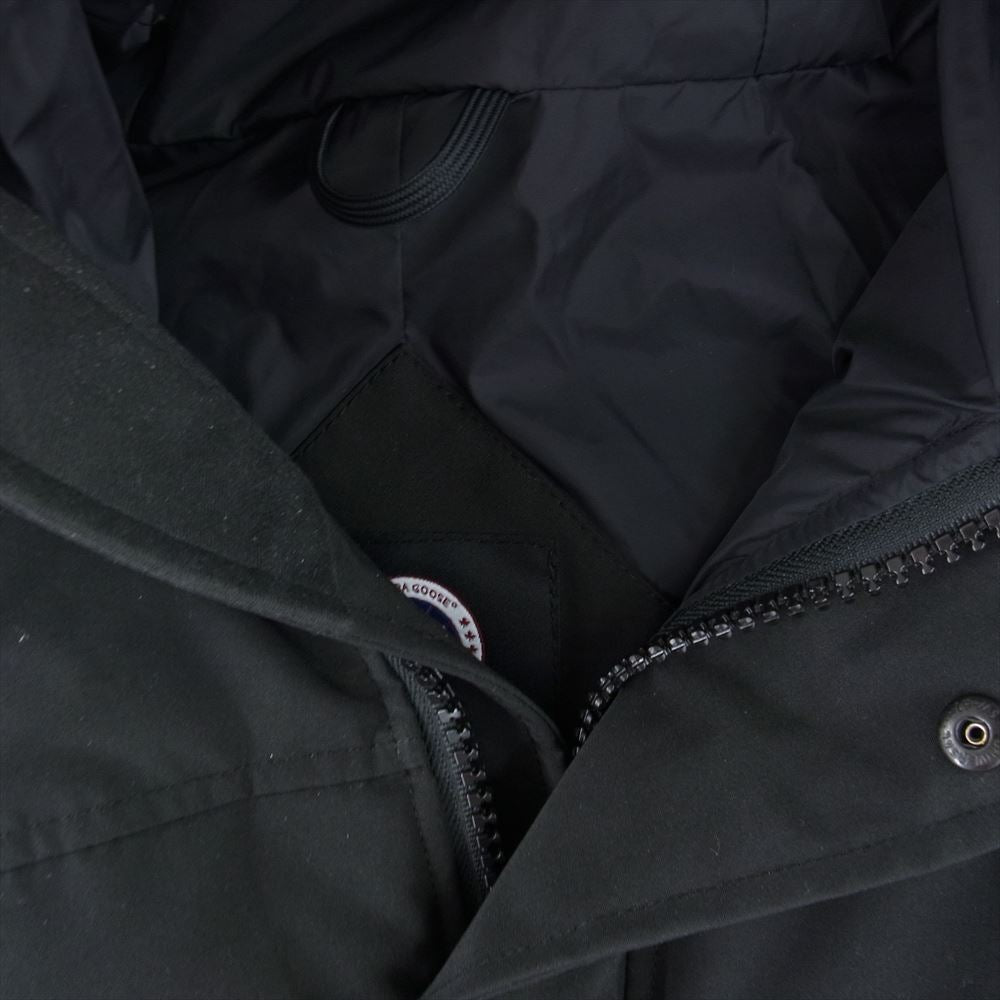 CANADA GOOSE カナダグース 3804M 国内正規品 MacMillan Parka FF マクミラン パーカー フュージョン フィット ブラック系 XXL【中古】