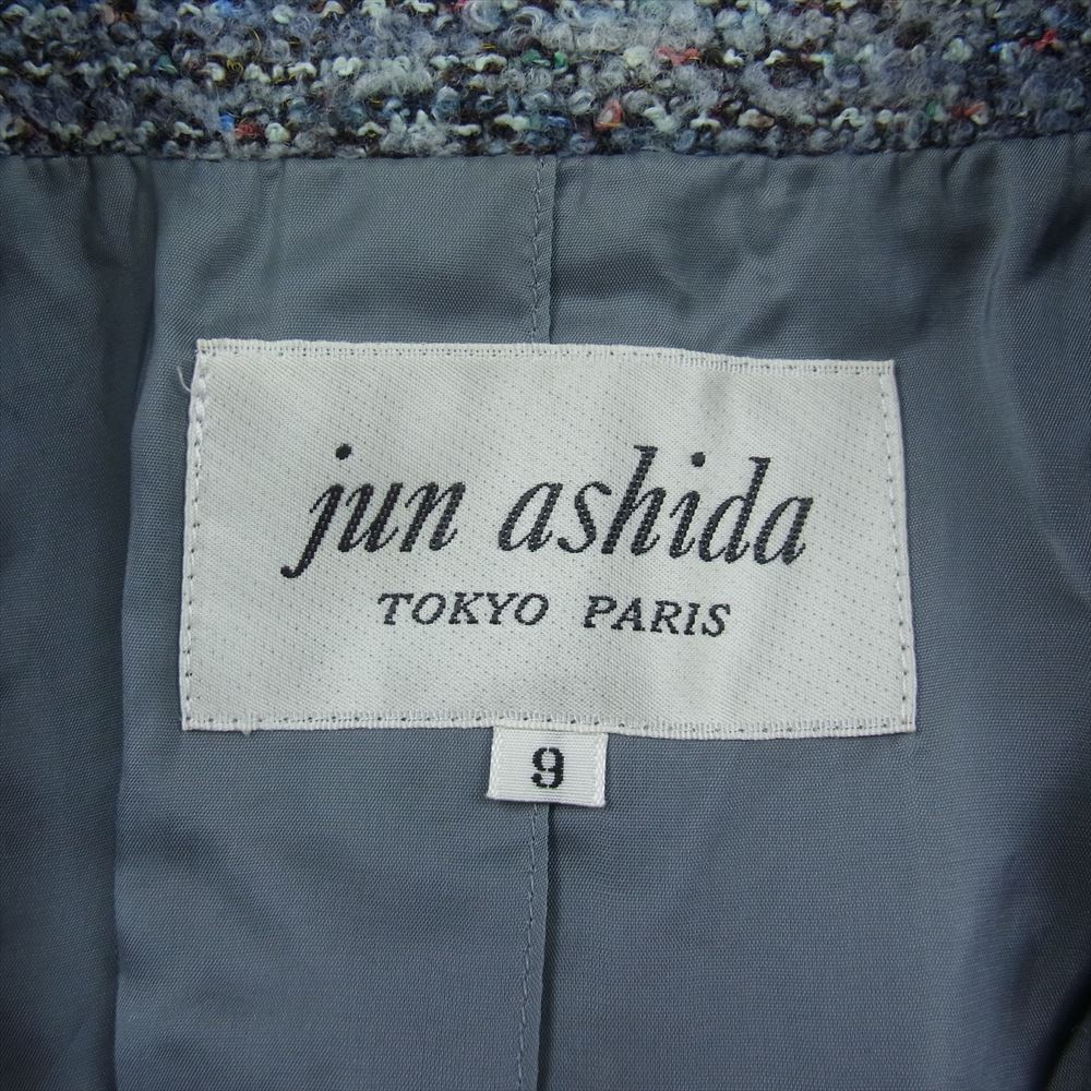 ジュンアシダ ネップ 3B ジャケット ブルー系 9【中古】