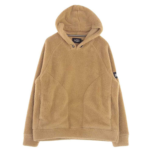 UGG アグ 1132411 Dannen Sherpa Hoodie ダネン シェルパ フーディー ボア パーカー ベージュ系 M【中古】