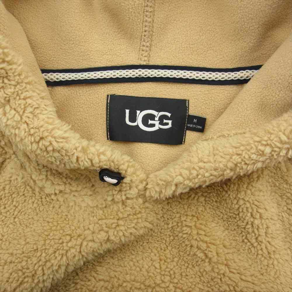 UGG アグ 1132411 Dannen Sherpa Hoodie ダネン シェルパ フーディー ボア パーカー ベージュ系 M【中古】