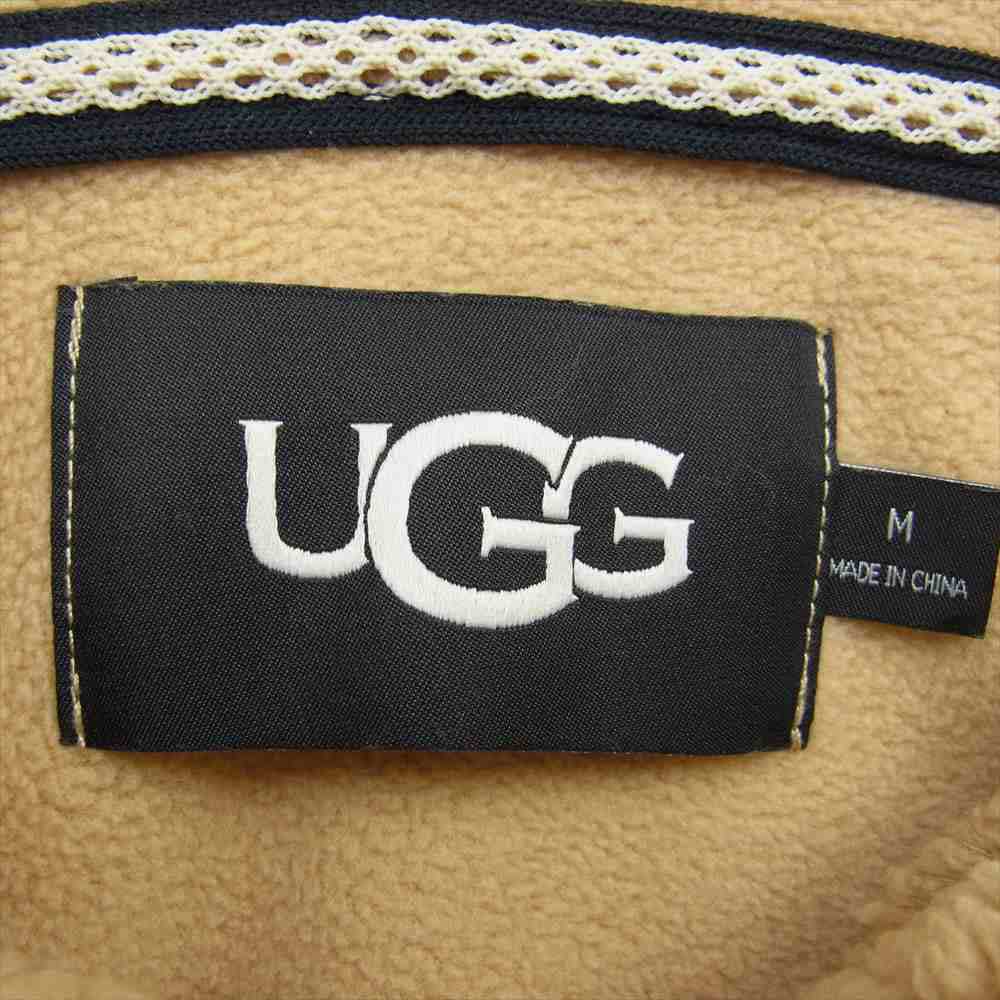 UGG アグ 1132411 Dannen Sherpa Hoodie ダネン シェルパ フーディー ボア パーカー ベージュ系 M【中古】