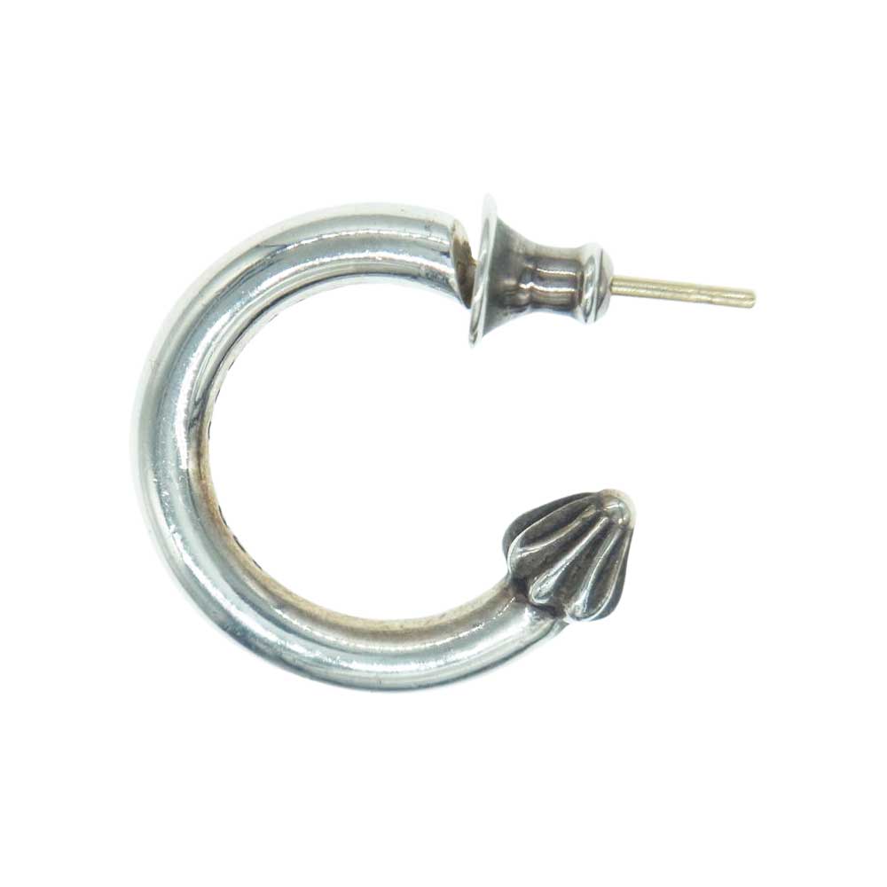 CHROME HEARTS クロムハーツ（原本無） HOOP PLAIN フープ プレーン ピアス シルバー系【中古】