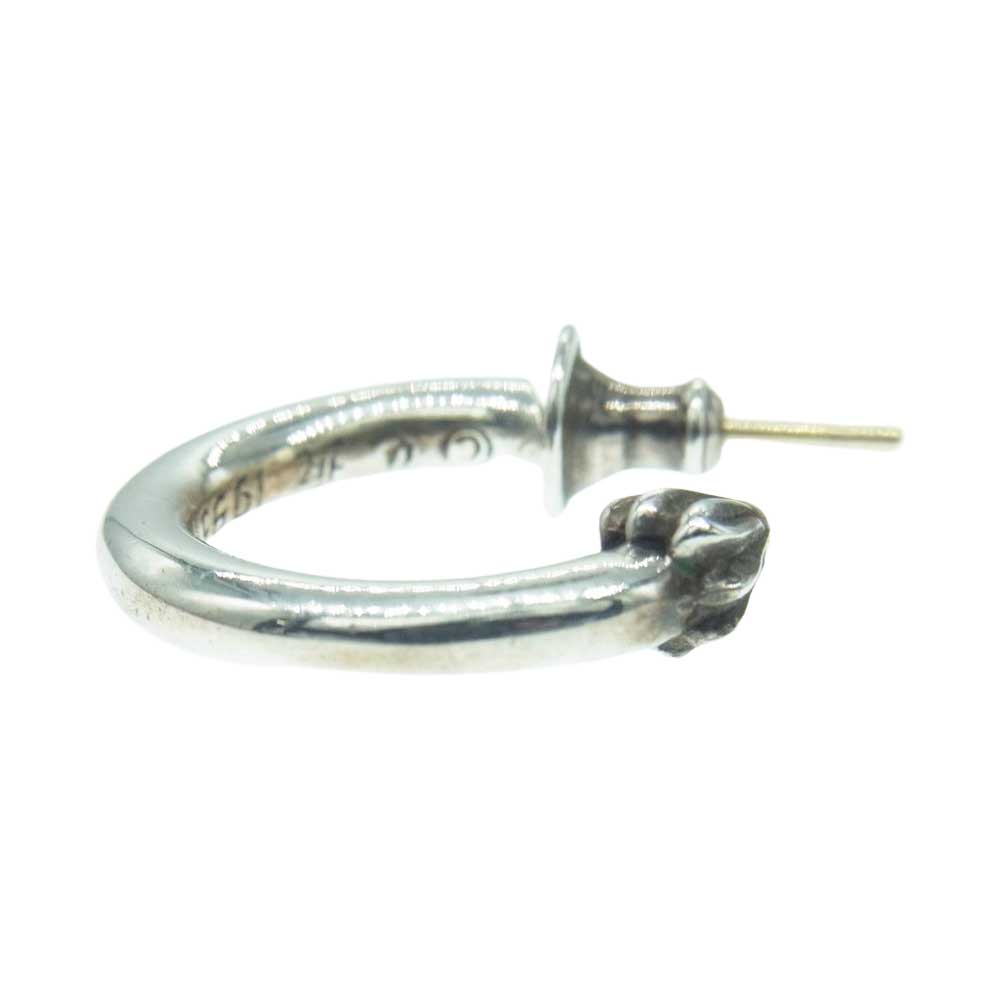 CHROME HEARTS クロムハーツ（原本無） HOOP PLAIN フープ プレーン ピアス シルバー系【中古】
