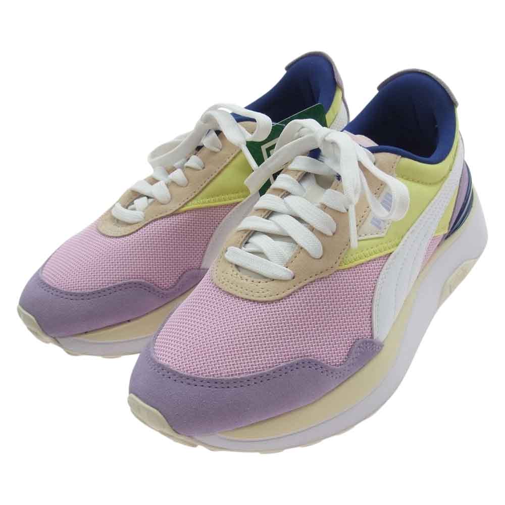 PUMA プーマ 375072-01 Cruise Rider Pink Lady Yellow Pear クルーズ ライダー スニーカー マルチカラー系 23cm【極上美品】【中古】