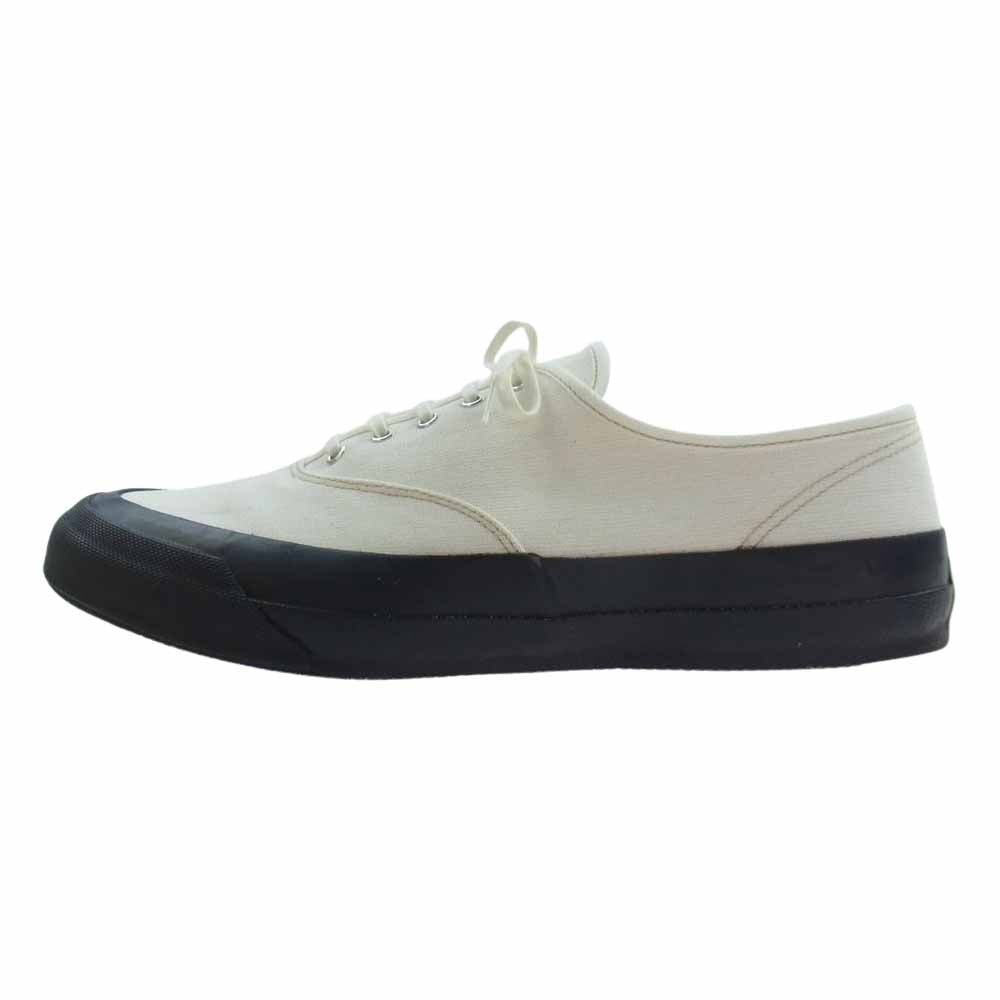 BUTCHER PRODUCTS ブッチャープロダクツ 22SS DECK SHOES キャンバス デッキ スニーカー シューズ オフホワイト系 ブラック系【中古】