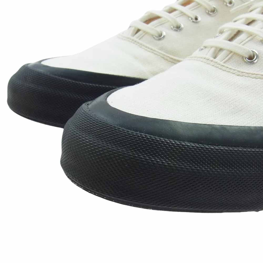 BUTCHER PRODUCTS ブッチャープロダクツ 22SS DECK SHOES キャンバス デッキ スニーカー シューズ オフホワイト系 ブラック系【中古】