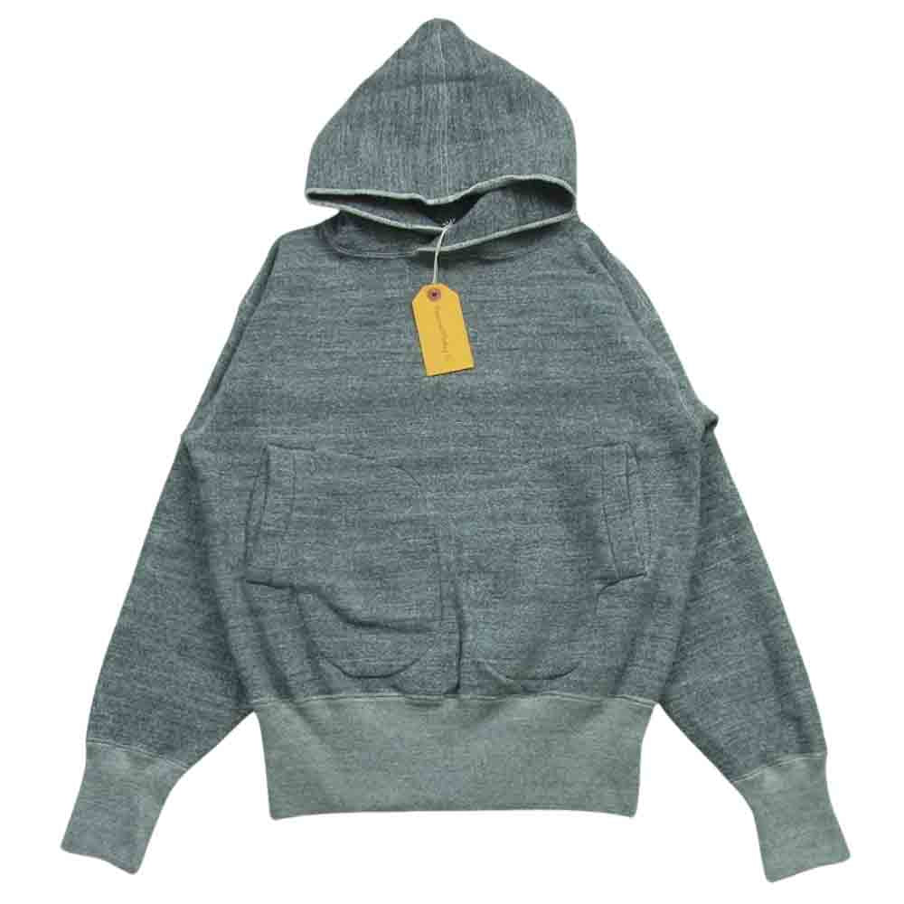 BUTCHER PRODUCTS ブッチャープロダクツ TIMEWORN CLOTHING タイムウォーンクロージング SWEAT PARKA スウェット パーカー グレー系 36【美品】【中古】