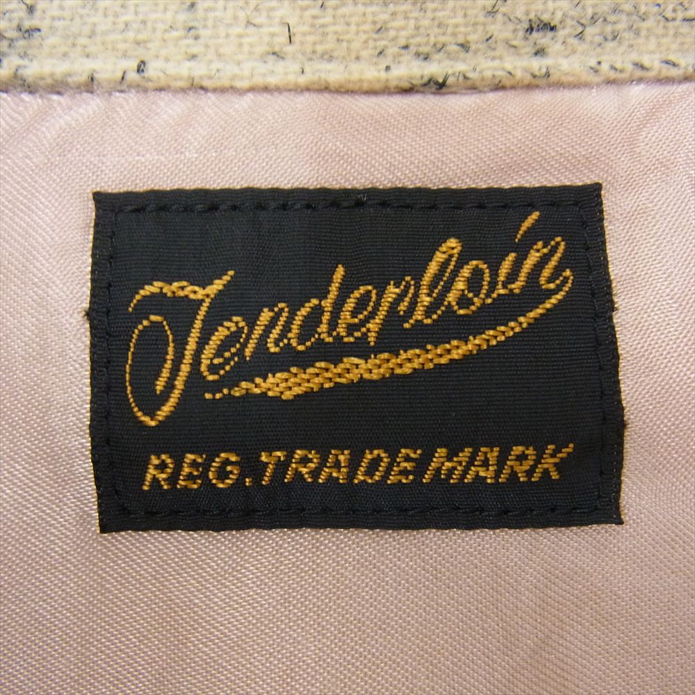 TENDERLOIN テンダーロイン T-WOOL SHT ウール レーヨン オープンカラー 長袖シャツ イエロー系 S【中古】