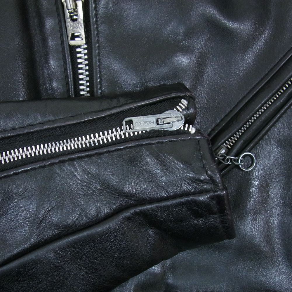 schott ショット バイカータグ 後期 レザー ダブル ライダース ジャケット ブラック系 38【中古】