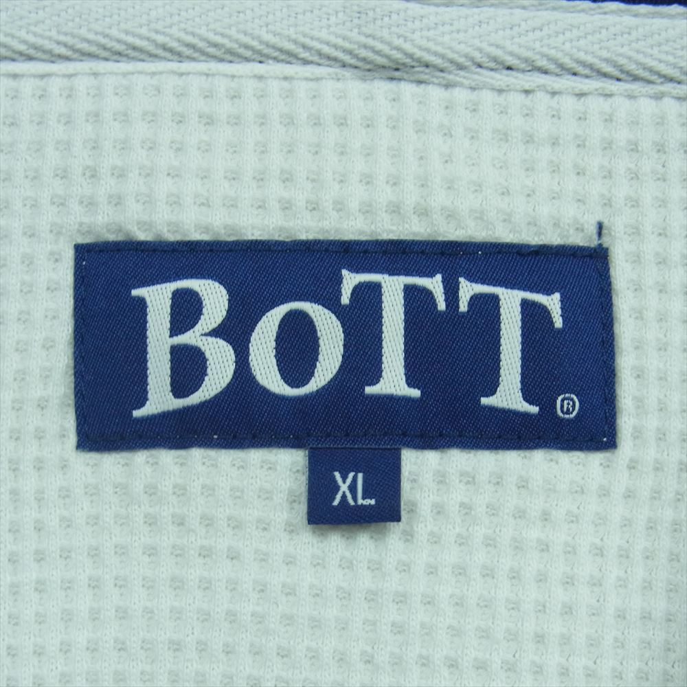ボット 223BoTT07 2 Tone Pullover Hoodie 裏地サーマル 2トーン プルオーバー フーディー パーカー オフホワイト系 ブルー系 XL【中古】