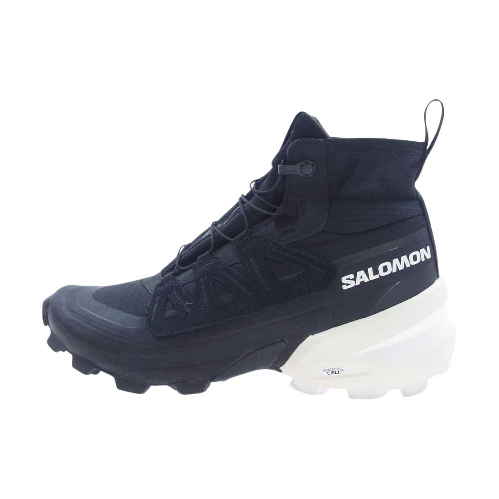 MAISON MARGIELA メゾンマルジェラ 471699 MM6 エムエムシックス SALOMON サロモン S66WS0079 L4716990031 CROSS HIGH クロス ハイ スニーカー ブラック系 ホワイト系 26.5cm【中古】