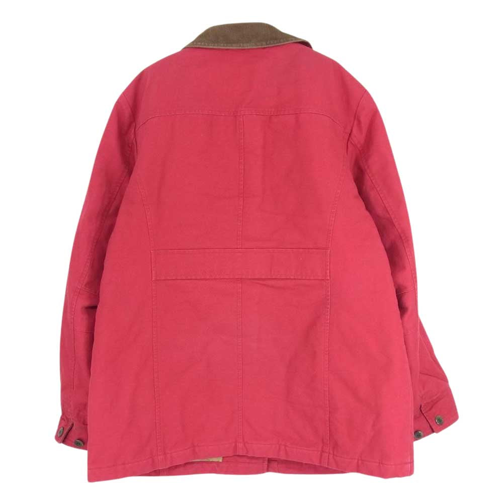 L.L.Bean エルエルビーン 袖コーデュロイ 裏地キルティング カバーオール ジャケット レッド系 S【中古】