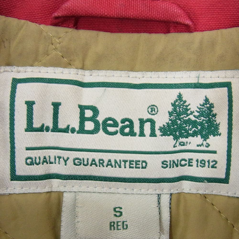 L.L.Bean エルエルビーン 袖コーデュロイ 裏地キルティング カバーオール ジャケット レッド系 S【中古】