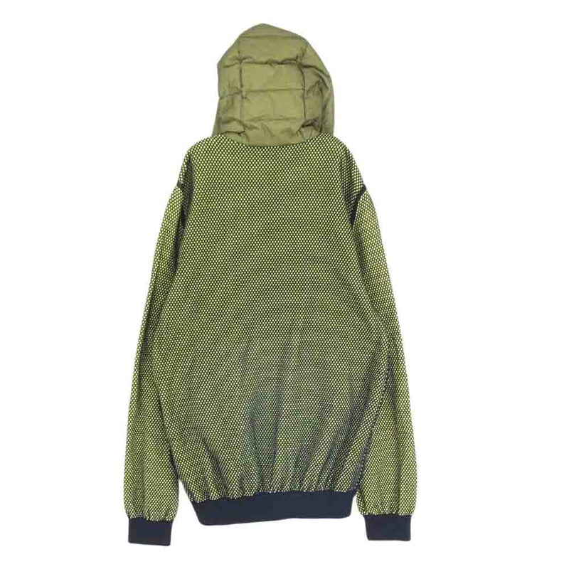 MONCLER モンクレール E10919420300 MAGLIA TRICOT マグリア トリコット ジップアップ フーディ カーディガン イエロー系 XL【中古】