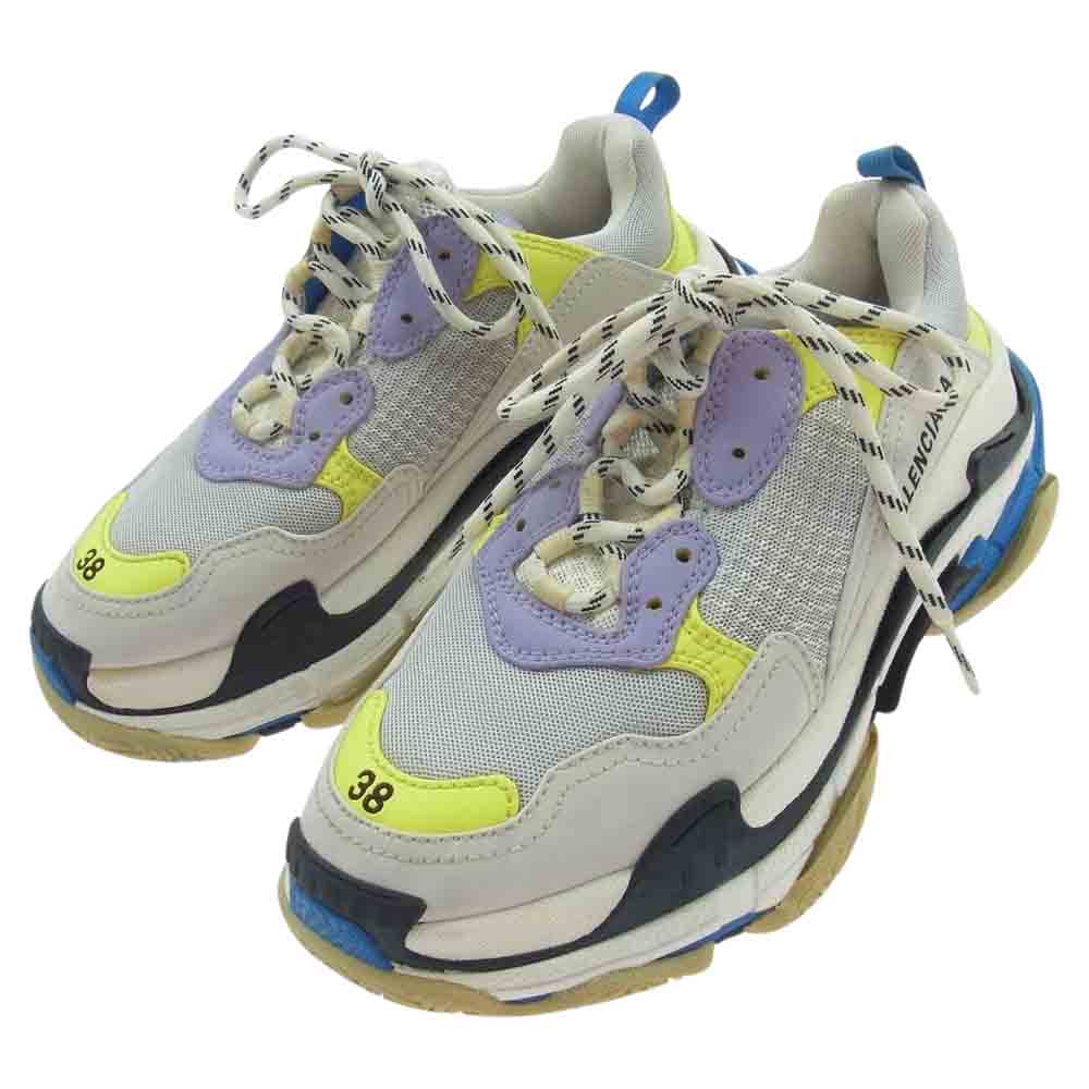 BALENCIAGA バレンシアガ 524039 TRIPLE S WOMEN トリプルS トリプルエス レディースモデル スニーカー マルチカラー系 25cm【中古】
