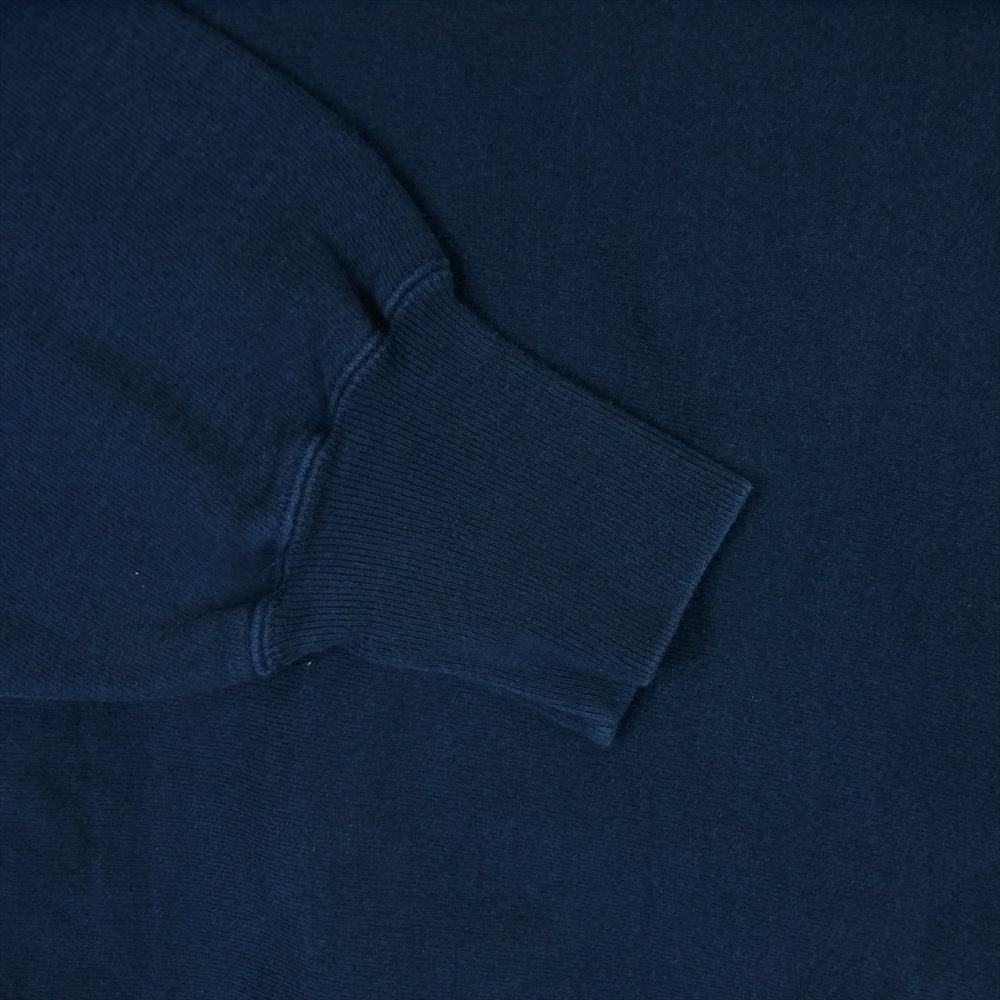 Champion チャンピオン ヴィンテージ 90s 刺繍タグ メキシコ製 REVERSE WEAVE 目なし リバースウィーブ クルーネック スウェット トレーナー ネイビー系 XL【中古】