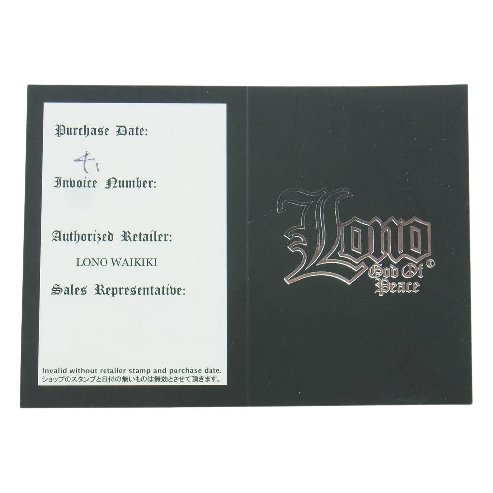 ロノ ハワイアンジュエリー フェザー ペンダントトップ ネックレス シルバー系【中古】