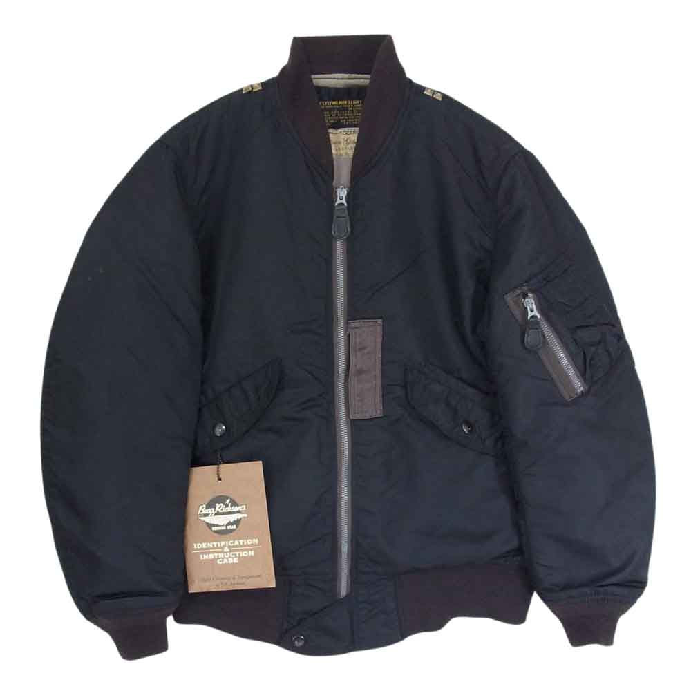 Buzz Rickson's バズリクソンズ BR11457 スタッズカスタム WILLIAM GIBSON ウィリアムギブソン Type BLACK L-2B ロング ミリタリー ジャケット ブラック系 34【中古】
