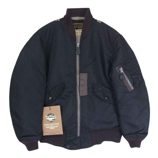 Buzz Rickson's バズリクソンズ BR11457 スタッズカスタム WILLIAM GIBSON ウィリアムギブソン Type BLACK L-2B ロング ミリタリー ジャケット ブラック系 34【中古】