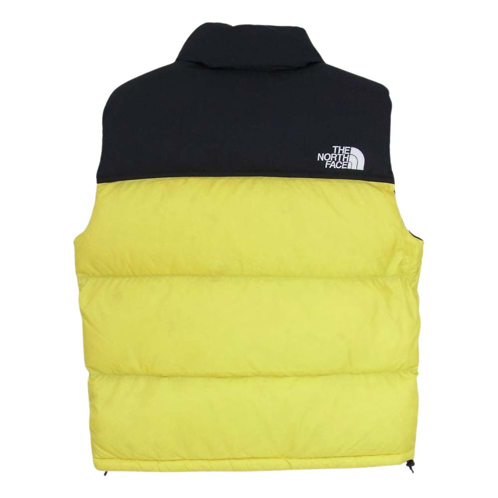 THE NORTH FACE ノースフェイス ND92232 Nuptse Vest ヌプシ ダウン ベスト イエロー系 L【中古】
