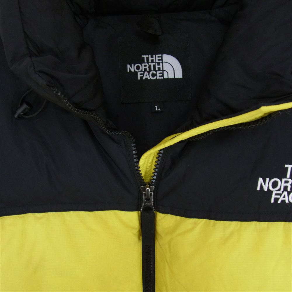 THE NORTH FACE ノースフェイス ND92232 Nuptse Vest ヌプシ ダウン ベスト イエロー系 L【中古】