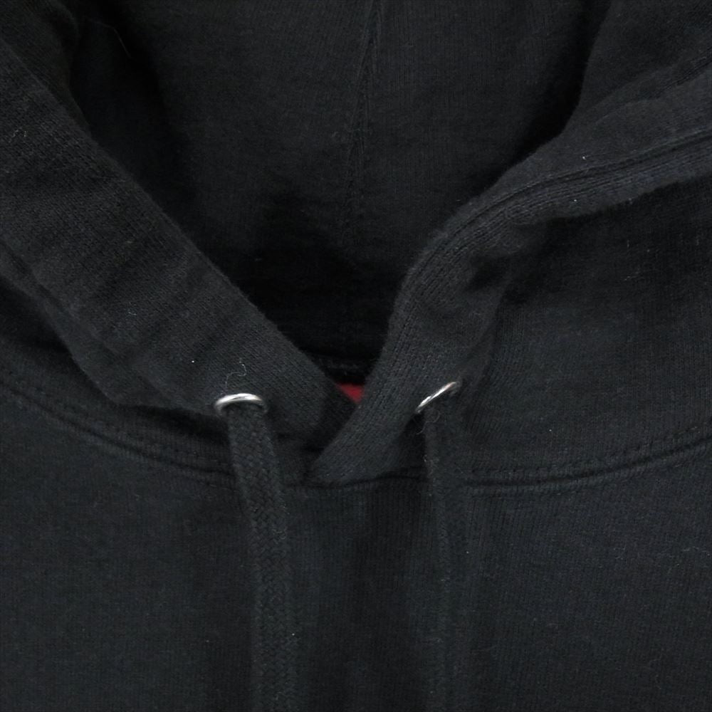 Supreme シュプリーム 22SS Cropped Panels Hooded Sweatshirt クロップド パネル フーデッド スウェットシャツ パーカー ブラック系 XL【中古】