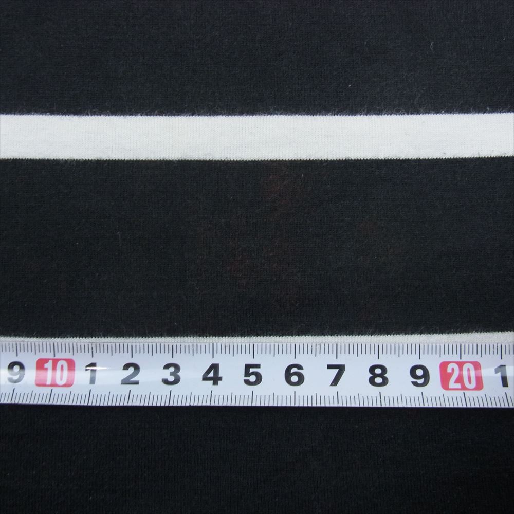 Y's Yohji Yamamoto ワイズ ヨウジヤマモト Y's for men ワイズフォーメン ボーダー 半袖 Tシャツ ブラック系 3【中古】