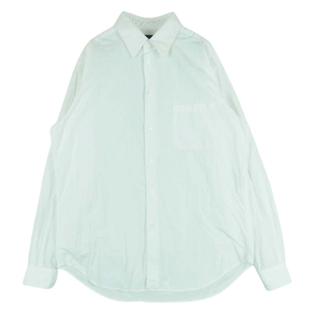 Yohji Yamamoto ヨウジヤマモト 20AW HR-B83-050 COSTUME D’HOMME コスチュームドオム SUITS BROAD REGULAR SHIRT ブロード ドレス 長袖 シャツ ホワイト系 2【中古】