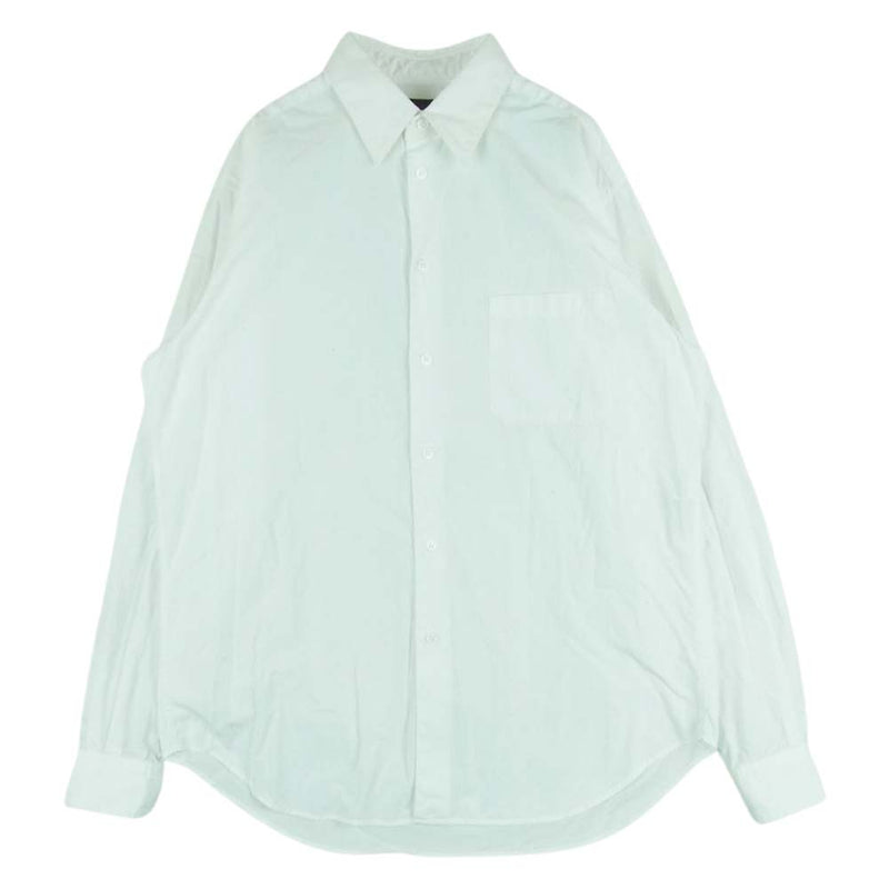 Yohji Yamamoto ヨウジヤマモト 20AW HR-B83-050 COSTUME D’HOMME コスチュームドオム SUITS BROAD REGULAR SHIRT ブロード ドレス 長袖 シャツ ホワイト系 2【中古】