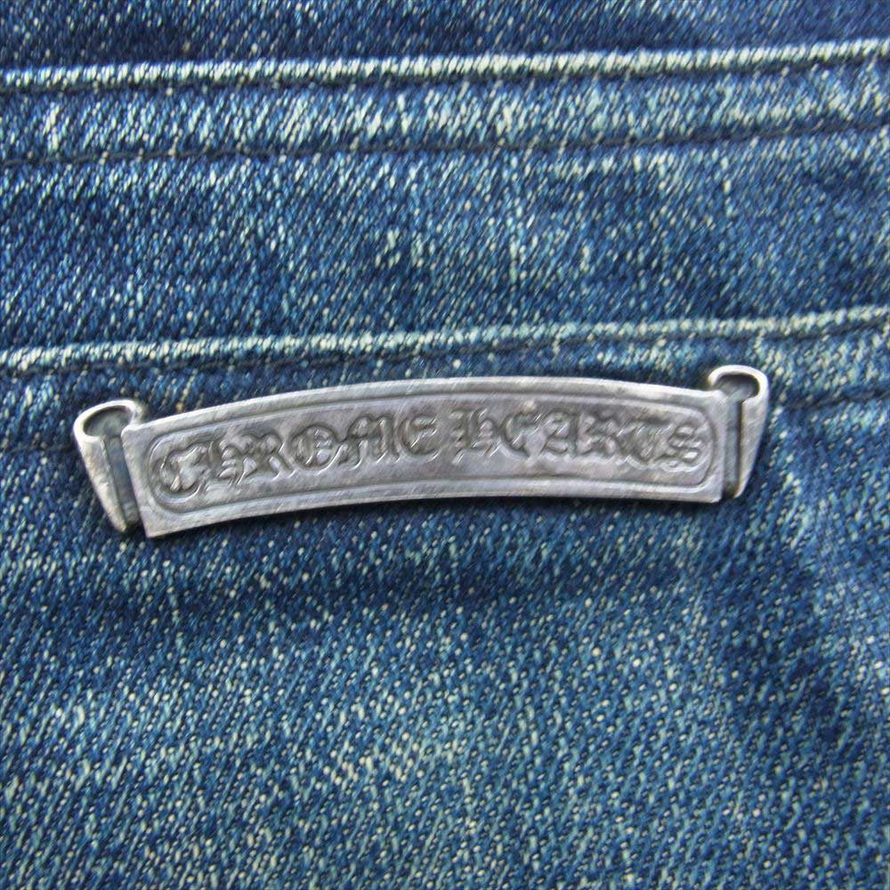 CHROME HEARTS クロムハーツ（原本有） DENIM 5PKT JEAN デニム 5ポケット ジーンズ デニム パンツ インディゴブルー系 32R【中古】