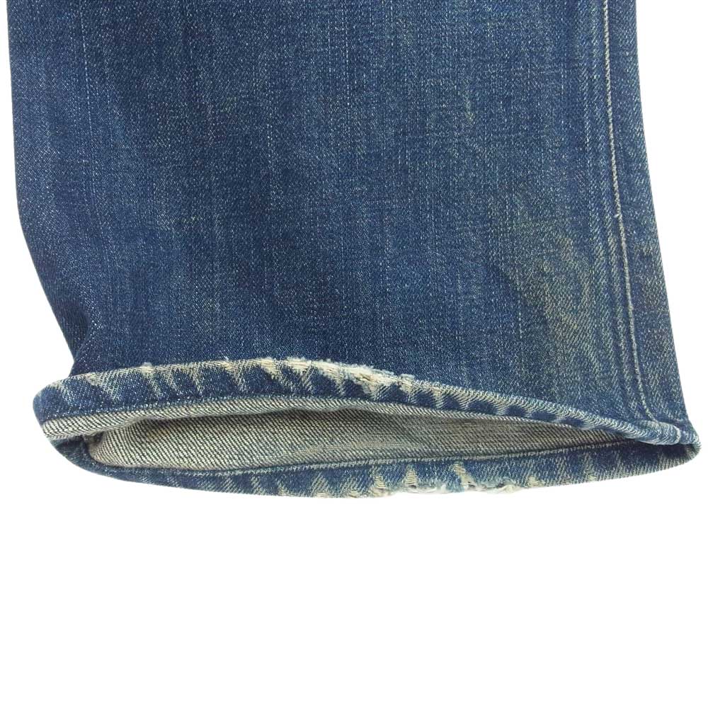 CHROME HEARTS クロムハーツ（原本有） DENIM 5PKT JEAN デニム 5ポケット ジーンズ デニム パンツ インディゴブルー系 32R【中古】