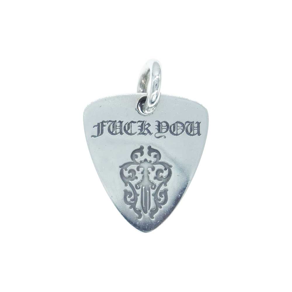 CHROME HEARTS クロムハーツ（原本無） GUITAR PICK ギターピック ペンダントトップ シルバー系【中古】