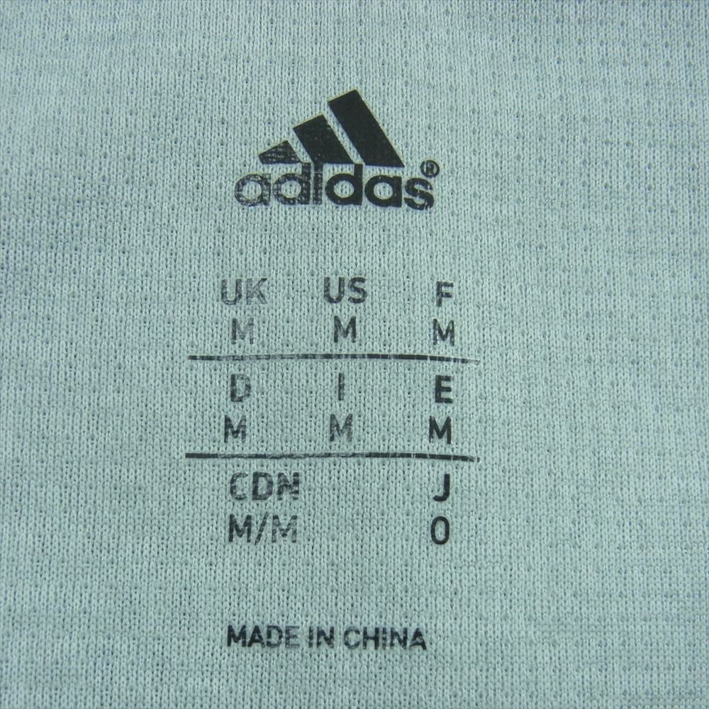 kolor カラー AP8022 ADIDAS アディダス ジップアップ メッシュ パーカー グレー系 ライトグリーン系 M【美品】【中古】