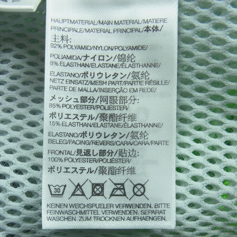 kolor カラー AP8022 ADIDAS アディダス ジップアップ メッシュ パーカー グレー系 ライトグリーン系 M【美品】【中古】