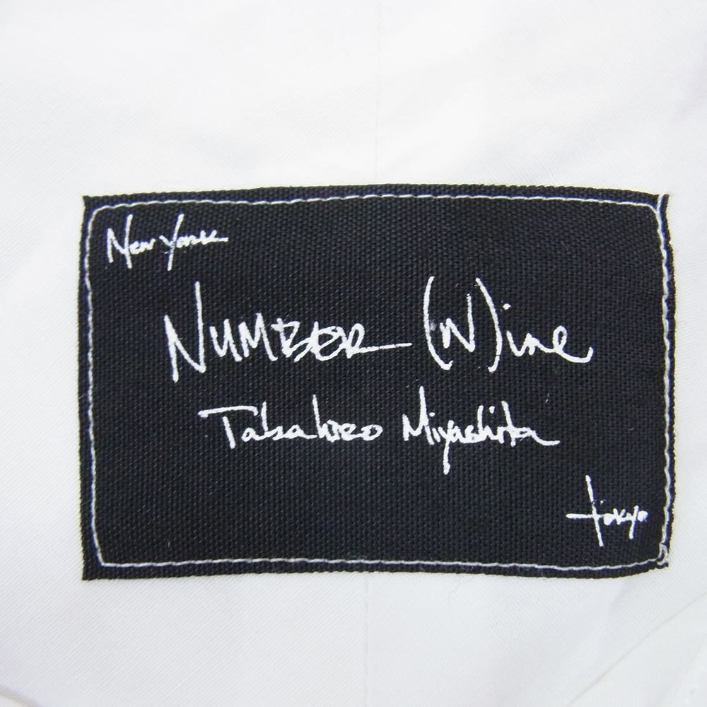 NUMBER(N)INE ナンバーナイン 07AW F07-NS009 LOVE期 宮下期 コットン ドレス 長袖 シャツ ホワイト系 4【中古】