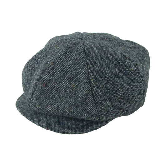 A BATHING APE アベイシングエイプ 1860-180-003 GORILLA WOOL ツイード キャスケット 帽子 グレー系 L【中古】