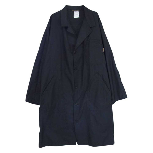 ル・ラブルール フランス製 ショップコート ワークコート ブラック系 44【中古】