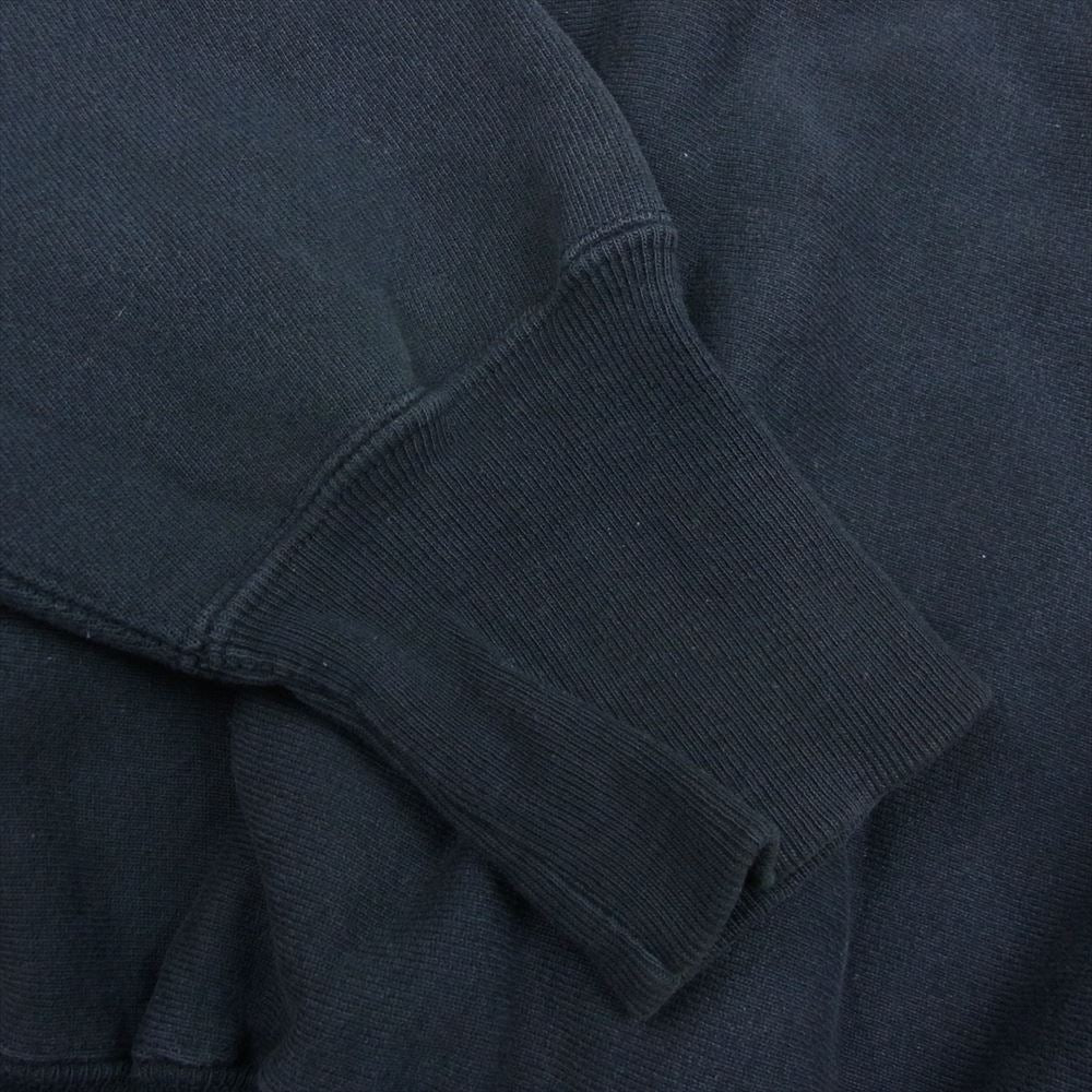 Champion チャンピオン ヴィンテージ 90s USA製 刺繍タグ リバースウィーブ クルーネック スウェット ネイビー系 XXL【中古】