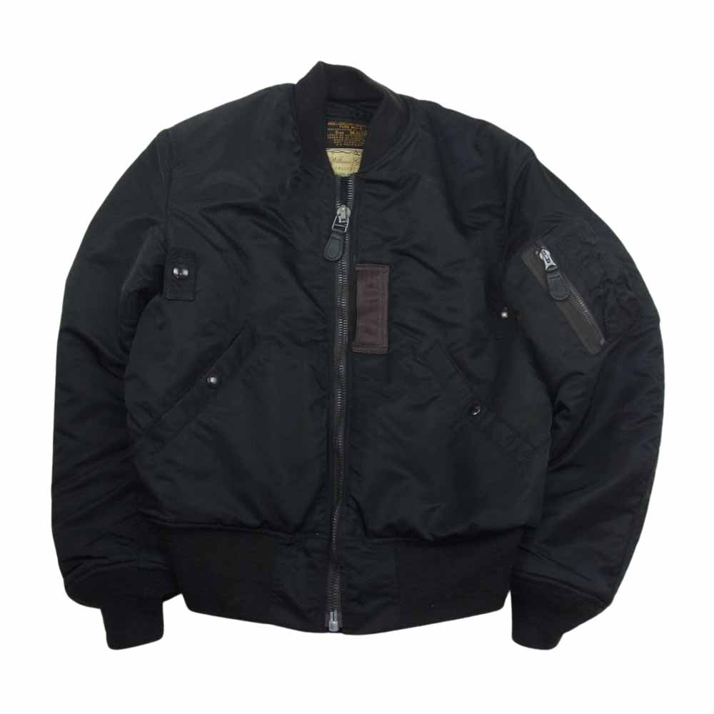 Buzz Rickson's バズリクソンズ BR12666 WILLIAM GIBSON COLLECTION ウィリアムギブソン コレクション MA-1 フライトジャケット ブラック系 36【中古】