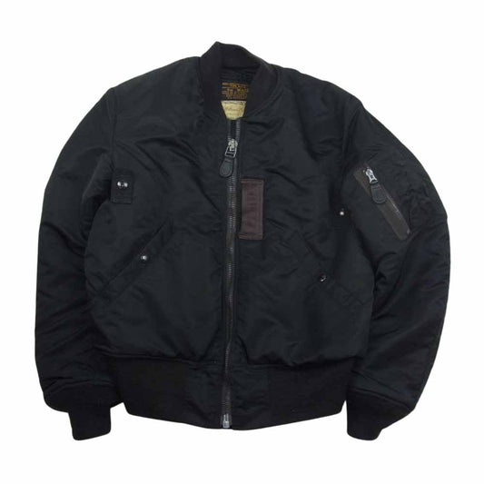Buzz Rickson's バズリクソンズ BR12666 WILLIAM GIBSON COLLECTION ウィリアムギブソン コレクション MA-1 フライトジャケット ブラック系 36【中古】