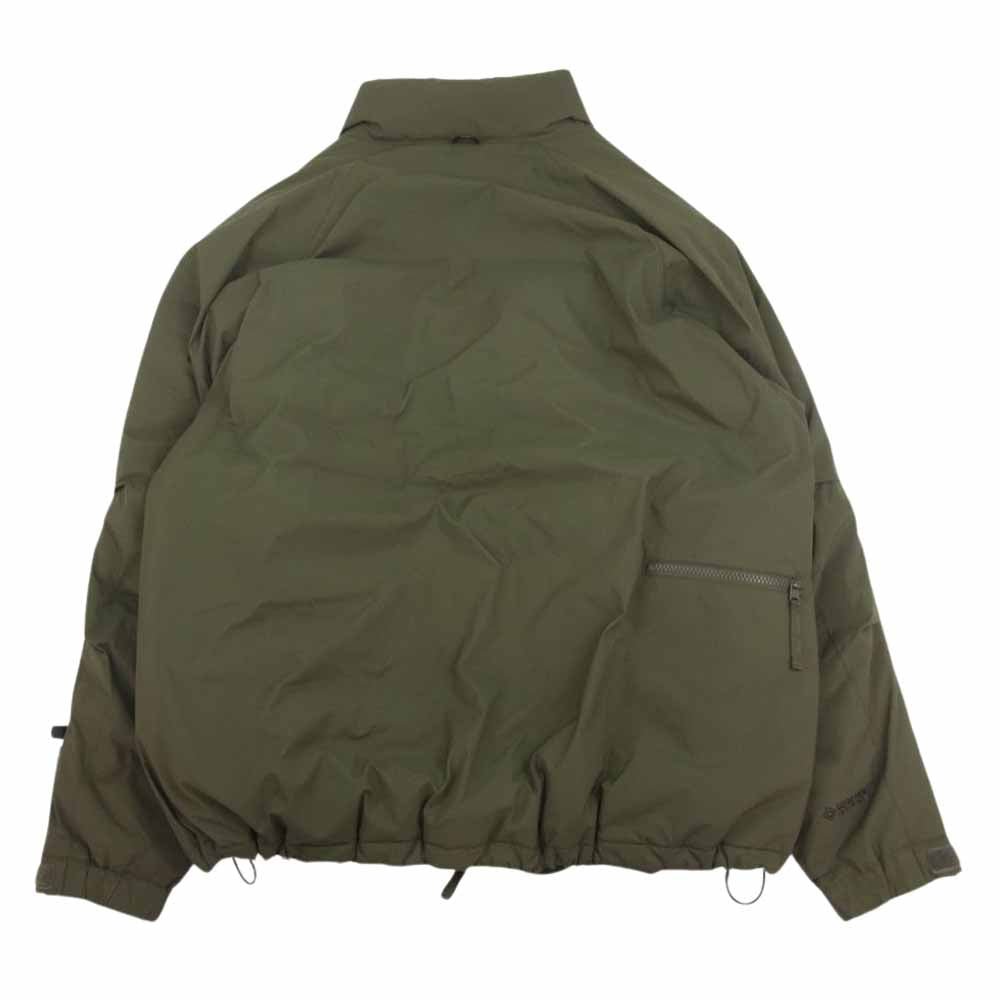 ダイワピア 21AW BJ-22121W SO NAKAMEGURO別注 TECH MIDDLER DOWN テック ミドル ジップアップ ダウンジャケット ダウンコート GORE-TEX カーキ系 M【中古】