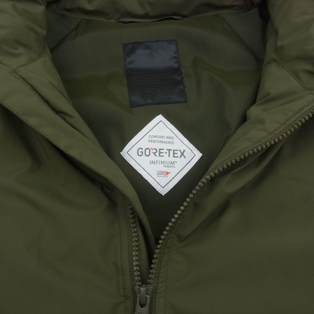 ダイワピア 21AW BJ-22121W SO NAKAMEGURO別注 TECH MIDDLER DOWN テック ミドル ジップアップ ダウンジャケット ダウンコート GORE-TEX カーキ系 M【中古】