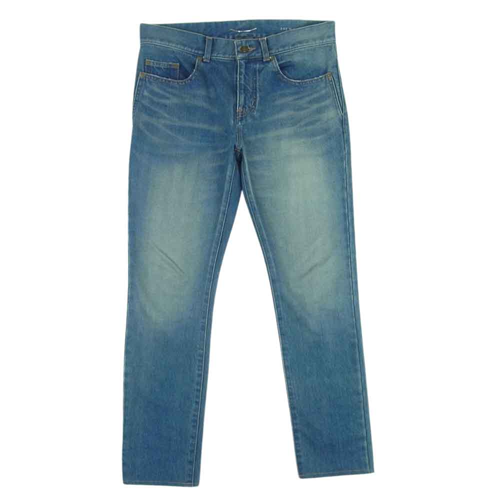 SAINT LAURENT サンローラン 484345 Y883L 国内正規品 スキニー デニム パンツ 日本製 インディゴブルー系 29【中古】