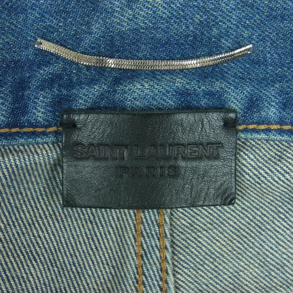 SAINT LAURENT サンローラン 484345 Y883L 国内正規品 スキニー デニム パンツ 日本製 インディゴブルー系 29【中古】