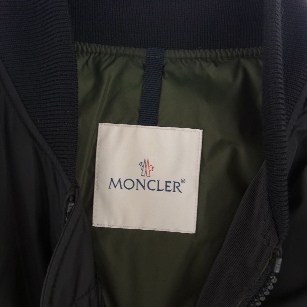 MONCLER モンクレール 17AW C20914033505 ALLIX GIUBBOTTO ALLIX アリックス ボンバー ジャケット MA-1 ブラック系 1【中古】