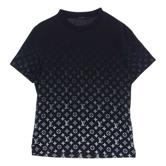 LOUIS VUITTON ルイ・ヴィトン 21SS RM211Q NPG HKY46W モノグラムグラディエント プリント Tシャツ ブラック系 S【中古】